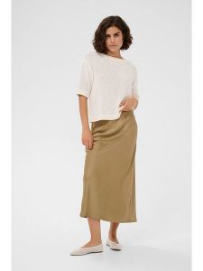 Kaffe Spódnica w kolorze oliwkowym rozmiar: 36. Brązowe spódnice Kaffe, na co dzień, bez wzorów, midi. Za 165,99 zł.