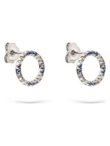 S.Oliver Srebrne kolczyki-wkrętki z cyrkoniami rozmiar: onesize. Szare kolczyki s.Oliver, z cyrkonią, srebrne. Za 100,99 zł.