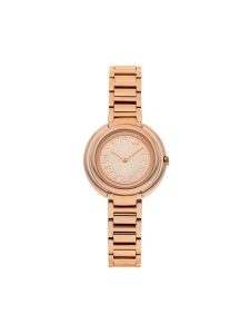 Furla Zegarek Icon Shape WW00033-MT0000-1G000-1-008-20-CN-W Różowe złoto. Czerwone, analogowe zegarki Furla. Za 519,99 zł.