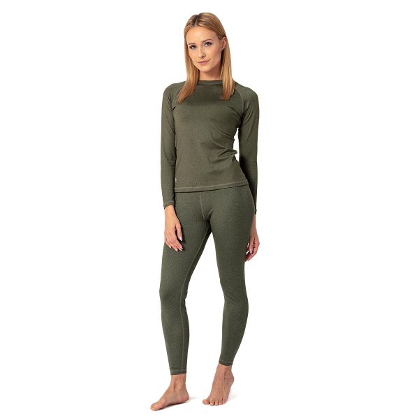 Legginsy termoaktywne trekkingowe damskie Tagart California Lady olive. Zielone legginsy tagart, bez wzorów. Za 209,00 zł.
