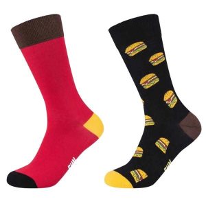 Skarpetki sportowe dla dorosłych FUNSOCKS Motifs 2PPK Socks. Skarpetki X-Socks, bez wzorów, z bawełny. Za 29,99 zł.