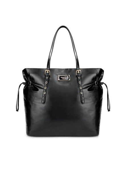 Monnari Torebka BAGIMP0-24Z-BAG6200-KM20D000-R00 Czarny. Czarne torebki klasyczne Monnari, bez wzorów, ze skóry, bez dodatków. Za 139,99 zł.