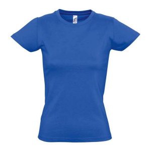 Koszulka Imperial Dla Kobiet. Niebieskie bluzki SOL'S, l, bez wzorów, sportowe, bez kołnierzyka, bez ramiączek. Za 38,99 zł.