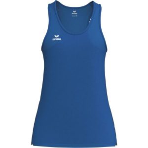 Damski tank top Erima T&F Wings. Niebieskie topy Erima, bez wzorów, z elastanu, sportowe, bez kołnierzyka, bez ramiączek. Za 160,50 zł.