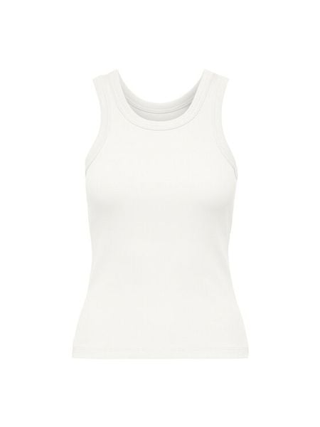 ONLY T-Shirt 31371 Biały Comfort Fit. Białe t-shirty ONLY, s, bez wzorów, bez kołnierzyka, bez ramiączek. Za 59,99 zł.