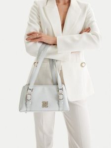 Nine West Torebka CEO-Amara-LDA8703 Niebieski. Niebieskie torebki klasyczne Nine West, bez wzorów, z materiału, bez dodatków. Za 199,99 zł.