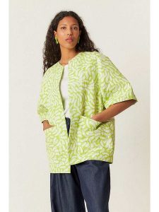 SKFK Kurtka przejściowa "Kanala" w kolorze jasnozielono-białym rozmiar: M. Zielone kurtki SKFK, m, bez wzorów, z bawełny, bez kaptura. Za 317,99 zł.