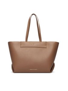 Armani Exchange Torebka XW001548 AF26447 U6186 Brązowy jasny. Brązowe shopper bag Armani Exchange, bez wzorów, ze skóry, bez dodatków. Za 754,99 zł.