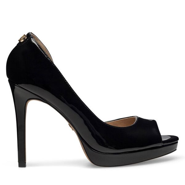 Szpilki Nine West. Czarne szpilki Nine West, bez wzorów, bez obcasa. Za 219,99 zł.