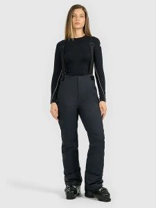 4F Spodnie narciarskie w kolorze czarnym rozmiar: M. Czarne spodnie dresowe 4f, m, bez wzorów, narciarskie, Dermizax. Za 431,78 zł.