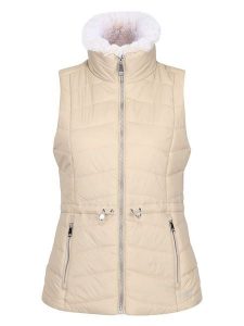 Regatta Kamizelka pikowana "Walless" w kolorze beżowym rozmiar: 34. Brązowe kamizelki Regatta, bez wzorów, z puchu, bez kołnierzyka, bez ramiączek, bez kaptura. Za 88,64 zł.