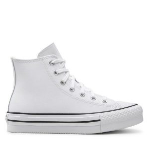 Trampki Converse. Białe trampki Converse, bez wzorów, bez zapięcia. Za 209,99 zł.