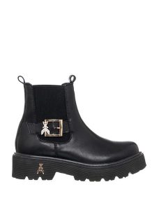 Patrizia Pepe Skórzane sztyblety w kolorze czarnym rozmiar: 36. Czarne buty sportowe Patrizia Pepe, bez wzorów, bez zapięcia. Za 478,99 zł.