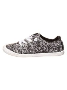Roxy Sneakersy "Bayshore III" w kolorze antracytowym rozmiar: 36. Czarne trampki Roxy, bez wzorów, bez zapięcia. Za 115,24 zł.