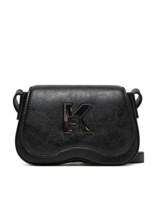 Karl Lagerfeld Jeans Torebka A3W30214 Czarny. Czarne listonoszki Karl Lagerfeld Jeans, bez wzorów, z jeansu, bez dodatków. Za 489,99 zł.