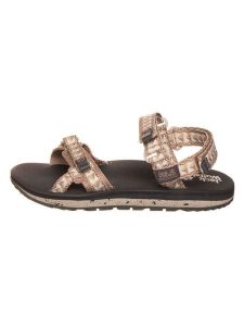 Jack Wolfskin Sandały trekkingowe "Outfresh" w kolorze beżowym rozmiar: 35,5. Brązowe sandały Jack Wolfskin, bez wzorów, z otwartym noskiem, bez obcasa, na płaskiej podeszwie, bez zapięcia. Za 122,67 zł.