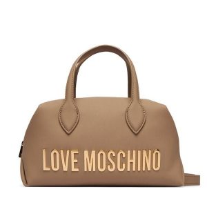 Torebka LOVE MOSCHINO. Brązowe kuferki LOVE MOSCHINO, bez wzorów, bez dodatków. Za 949,99 zł.