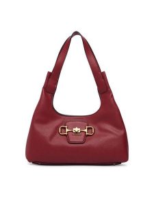 Guess Torebka Sunset HWBB23 14010 Czerwony ciemny. Czerwone torebki klasyczne Guess, z aplikacjami, ze skóry, bez dodatków. Za 584,99 zł.