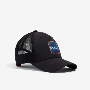 Czapka z daszkiem w stylu trucker do siatkówki plażowej Copaya BV Cap. Białe czapki KIPSTA, bez wzorów, z materiału, sportowe. Za 39,99 zł.
