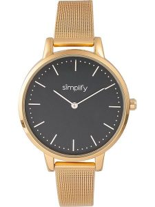 Simplify Zegarek kwarcowy "the 5800" w kolorze złoto-czarnym rozmiar: onesize. Czarne, analogowe zegarki Simplify. Za 130,99 zł.