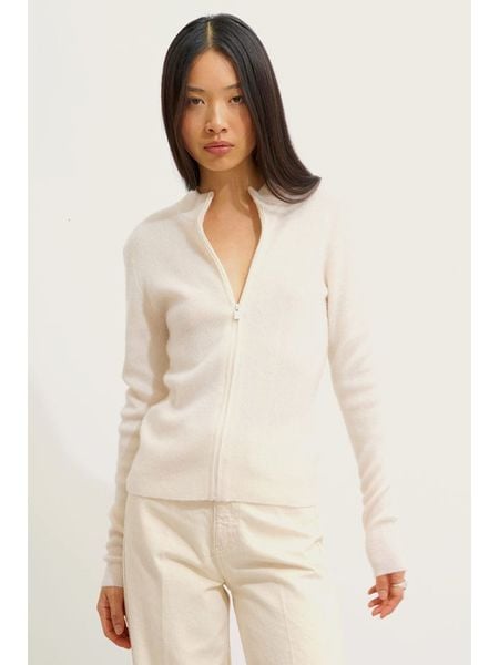 AUTHENTIC CASHMERE Kaszmirowy kardigan "Alberte" w kolorze kremowym rozmiar: XL. Brązowe kardigany AUTHENTIC CASHMERE, z kaszmiru. Za 372,43 zł.