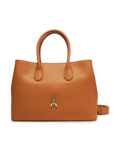 Patrizia Pepe Saszetka 317206 Brązowy. Brązowe nerki i saszetki Patrizia Pepe, bez wzorów, ze skóry. Za 999,99 zł.