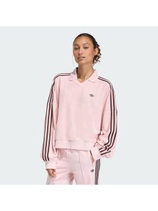 Adidas Bluza Terry Towel KD1400 Różowy Oversize. Czerwone bluzy ADIDAS, s, bez wzorów, z bawełny, bez kaptura. Za 279,99 zł.