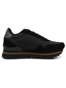 WODEN Skórzane sneakersy "Nora III" w kolorze czarnym rozmiar: 40. Czarne trampki Woden, bez wzorów, z materiału, bez zapięcia. Za 293,30 zł.