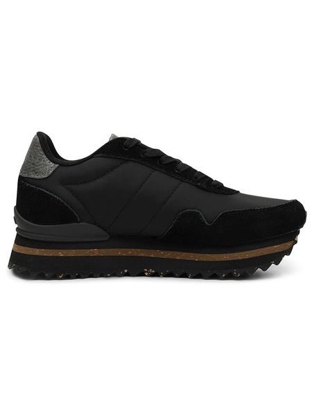 WODEN Skórzane sneakersy "Nora III" w kolorze czarnym rozmiar: 40. Czarne trampki Woden, bez wzorów, z materiału, bez zapięcia. Za 293,30 zł.