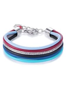 COEUR DE LION Skórzana bransoletka w różnych kolorach rozmiar: onesize. Szare bransoletki COEUR DE LION, ze stali. Za 173,99 zł.