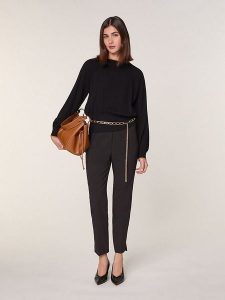 Rodier Wełniany sweter w kolorze czarnym rozmiar: S. Czarne swetry oversize Rodier, s, bez wzorów, z wełny, bez ramiączek. Za 260,99 zł.