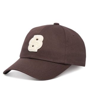 Czapka z daszkiem BOSS. Brązowe czapki Boss, bez wzorów. Za 149,99 zł.
