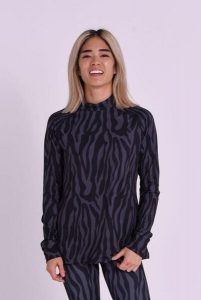 Koszulka termoaktywna - Black Tiger damska. Szare kombinezony OOSC, m, bez wzorów, z polaru, eleganckie, bez kołnierzyka, bez ramiączek. Za 269,99 zł.
