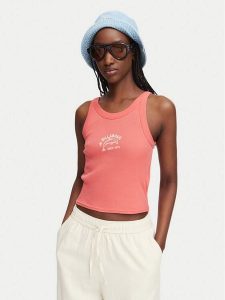 Billabong Top Day Trip EBJZT00456 Koralowy Regular Fit. Pomarańczowe topy Billabong, xs, bez wzorów, z bawełny, bez kołnierzyka, bez ramiączek. Za 159,99 zł.