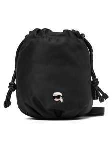 KARL LAGERFELD Torebka A4W30016 Czarny. Czarne torebki klasyczne KARL LAGERFELD, bez wzorów, z materiału, bez dodatków. Za 519,99 zł.