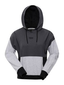 Alpine Pro Bluza "Onoda" w kolorze antracytowo-szaro-czarnym rozmiar: M. Czarne bluzy Alpine Pro, m, bez wzorów, z kapturem. Za 220,63 zł.