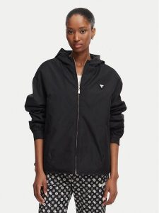 Guess Kurtka przejściowa V6YL11 W2871 Czarny Regular Fit. Czarne kurtki Guess, xl, z aplikacjami, z syntetyku, bez kaptura. Za 552,99 zł.