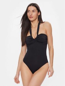 Seafolly Strój kąpielowy S. Collective 10271-942 Czarny. Czarne stroje jednoczęściowe Seafolly, bez wzorów, z syntetyku. Za 349,99 zł.