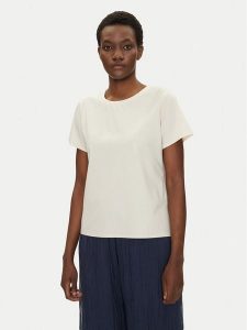 Bomboogie T-Shirt TW9081TJTK5 Écru Regular Fit. T-shirty Bomboogie, bez wzorów, z wiskozy, bez kołnierzyka, bez ramiączek. Za 179,99 zł.
