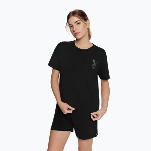 Koszulka treningowa damska Cardio Bunny Bright. Czarne bluzki Cardio Bunny, m, bez wzorów, sportowe, bez kołnierzyka, bez ramiączek. Za 49,99 zł.