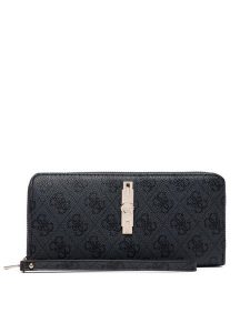 Guess Portfel Yvonne Logo Slg SWSG23 78146 Szary ciemny. Szare portfele Guess, z aplikacjami, ze skóry. Za 294,99 zł.