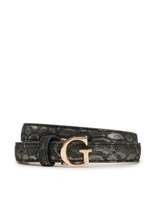 Guess Pasek Damski BW9222 P5220 Czarny. Czarne paski Guess, z aplikacjami, ze skóry. Za 149,99 zł.