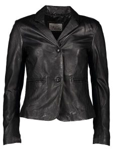 7eleven Skórzana kurtka w kolorze czarnym rozmiar: 36. Czarne kurtki 7eleven, bez wzorów, ze skóry, bez kaptura. Za 502,76 zł.