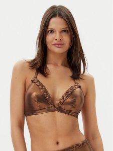 Chantelle Góra od bikini Shaman C16XQF Brązowy. Brązowe bikini Chantelle, bez wzorów, z syntetyku. Za 359,99 zł.