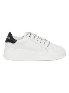 Patrizia Pepe Skórzane sneakersy w kolorze białym rozmiar: 41. Białe trampki Patrizia Pepe, bez wzorów, bez zapięcia. Za 390,92 zł.