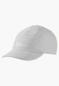 JACK WOLFSKIN Czapka z daszkiem damska Prelight Chill Cap cool grey. Szare czapki Jack Wolfskin, bez wzorów, z elastanu. Za 90,20 zł.
