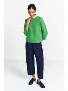 Rich & Royal Sweter w kolorze zielonym rozmiar: XL. Zielone swetry oversize Rich & Royal, xl, bez wzorów, bez ramiączek. Za 180,06 zł.