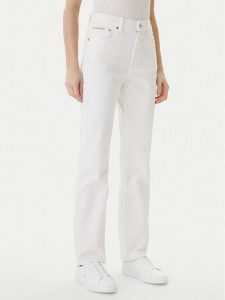 Calvin Klein Jeans Jeansy LV047F712G Écru Straight Fit. Jeansy Calvin Klein Jeans, bez wzorów, z bawełny. Za 409,99 zł.