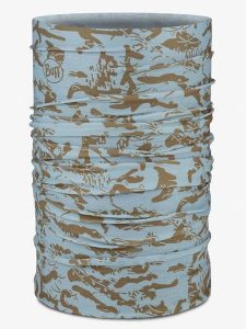 Buff Szal-koło w kolorze błękitnym rozmiar: onesize. Niebieskie szaliki Buff, bez wzorów, z materiału. Za 95,69 zł.