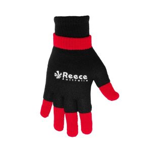 Rękawiczki dziane 2 w 1 Reece Australia Ultra Grip. Czarne rękawiczki REECE, bez wzorów. Za 113,50 zł.